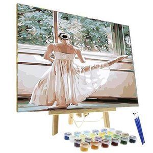 Paint By Numbers Kit White Ballet Lady